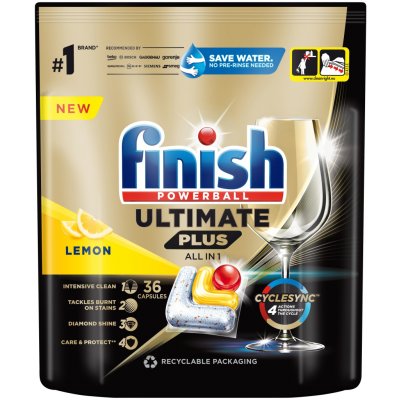 Finish Kapsle do myčky Ultimate Plus Lemon 36 ks – Zboží Mobilmania