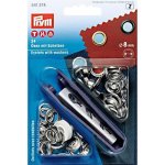 Prym Průchodky s podložkou 8 mm nikl – Sleviste.cz