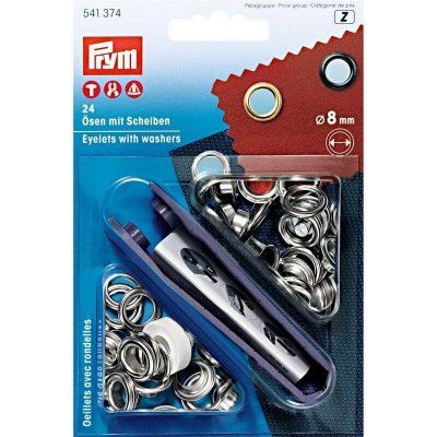 Prym Průchodky s podložkou 8 mm nikl – Sleviste.cz