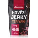 Allnature Beef Jerky Teriyaki sušené maso hovězí 25 g – Zboží Mobilmania