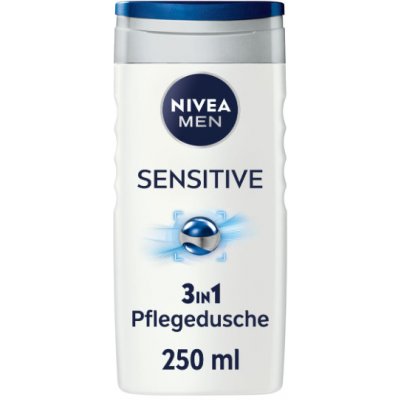 Nivea Men pečující sprchový gel Sensitive s extraktem bambusu 3in1 pro muže 250 ml – Zbozi.Blesk.cz