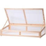 Dobar Dřevěné se střechou 126 x 67 x 31,5 cm hnědé – Zboží Dáma