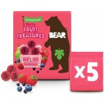 BEAR Fruit treasures berry jahoda a borůvka 5 x 20 g – Zboží Dáma