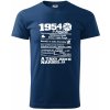 Pánské Tričko 1954 v kostce Klasické pánské triko půlnoční modrá