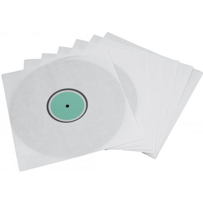 Hama vnitřní ochranné obaly na gramofonové desky (vinyl/LP), bílé, 10 ks – Zboží Živě