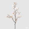 Květina Umělá květina větvička magnolie bílá, 120 cm