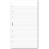 Filofax Poznámkový papír, linkovaný, bílý, 100 ks náplň osobních diářů 100 listů A6