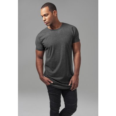 Urban Classics Long Shaped Turnup Tee charcoal