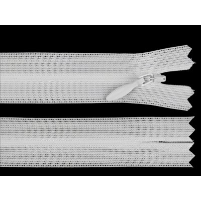 Spirálový zip skrytý YKK No 5 délka 60 cm dederon Varianta: 501 bílá, Balení: 1 ks – Hledejceny.cz