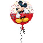 Amscan Fóliový balónek kruh 43cm Mickey Mouse – Hledejceny.cz