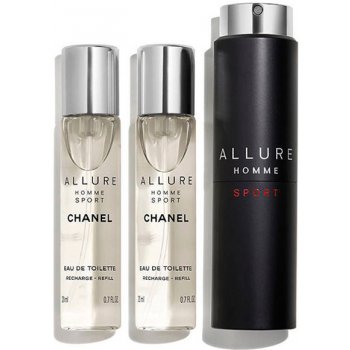 Chanel Allure Homme Sport EDT 3 x 20 ml 60 ml Chanel dárková sada