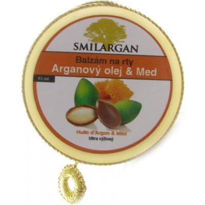 Smilargan Balzám na rty s arganovým olejem a medem 15 ml