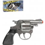 Alltoys policejní revolver kovový stříbrný kovový 8 ran – Hledejceny.cz