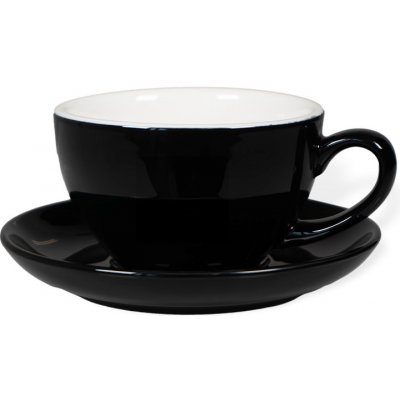 Biebri šálek s podšálkem černá 300 ml – Sleviste.cz