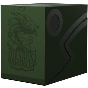 Dragon shield Double Shell Forest Green/Black krabička