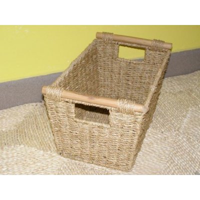 Ratan GNB-2055 mořská tráva světlý - přírodní 25 x 23 x 21 cm – Zboží Mobilmania