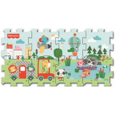 Trefl Pěnové puzzle Úsměv Fisher Price 142294 8x kostka – Zboží Mobilmania