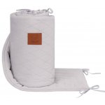 Infantilo Ochranný velvet mantinel Tm. šedá – Zboží Dáma