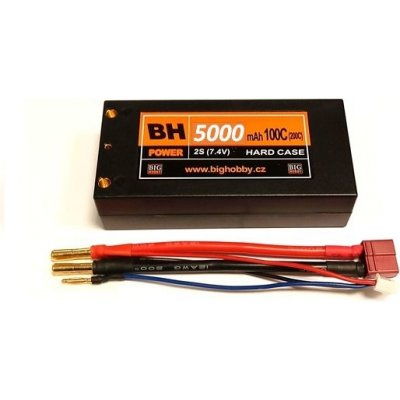 BH Power Li-pol baterie 5000 mAh 2S 100C 200C HC short HC 1.6-1.7 mΩ – Sleviste.cz