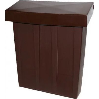 Trispol Poštovní schránka STARÁ HNĚDÁ 32 × 40 × 15,3 cm – Sleviste.cz