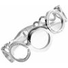 Náramek Steel Jewelry náramek s kruhy z chirurgické oceli NR150136