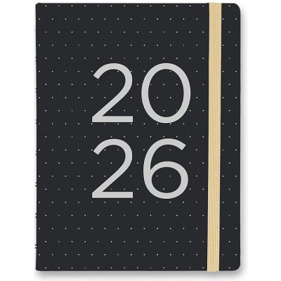 Filofax Notebook A5 týdenní 2026 Moonlight Black – Sleviste.cz