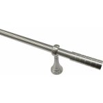 Gardinia Kompletní stylová souprava Belamy 25 mm vzhled nerezové oceli 240 cm – Zboží Mobilmania