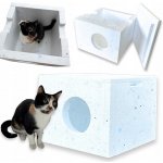 Syma Domeček bílý obdélníkový 39 x 39 x 30 cm – Hledejceny.cz