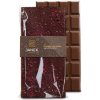 Čokoláda Čokoládovna Janek Mléčná čokoláda s drcenými lyofilizovanými malinami a ostružinami 85 g