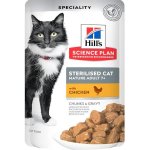 Hill's Science Plan Sterilised adult cat s kuřecím 12 x 85 g – Hledejceny.cz