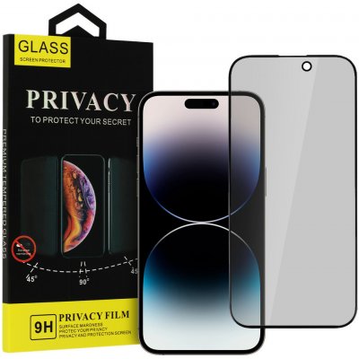 Privacy tvrzené sklo pro iPhone 16 Pro Max černé 128982 – Zboží Živě