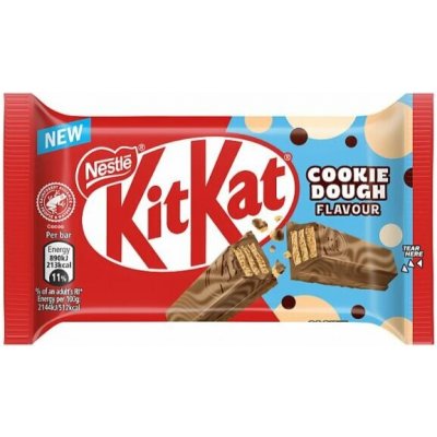 KitKat čokoládová tyčinka s příchutí sušenkového těsta 41 g – Hledejceny.cz