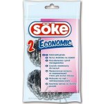 Söke 2 Economic nerezová drátěnka na nádobí 2 ks – Zboží Dáma
