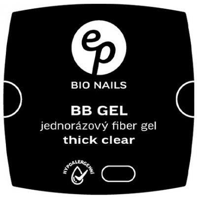 BIO nails BB Fiber THICK CLEAR jednofázový hypoalergenní gel 15 ml