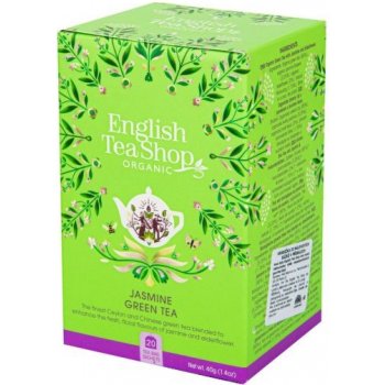 English Tea Shop Zelený čaj s jasmínem a bezinkou 20 sáčků