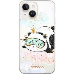 Pouzdro AppleMix BABACO Apple iPhone 14 Plus - spokojená panda - gumové