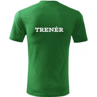 Tričko trenér trenérské tričko dárek pro trenéra zelené – Zboží Dáma