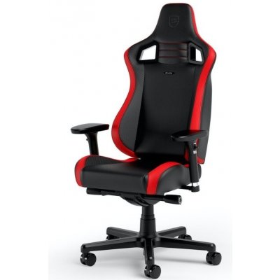 Herní židle Noblechairs EPIC Compact, černá/carbon/červená (NBL-ECC-PU-RED)