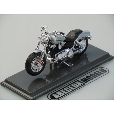 Harley Davidson Maisto 2009 FXDFSE Cvo Fat Bob stříbrná 1:18 – Zbozi.Blesk.cz