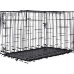 Dog Fantasy Klec skládací 2 dveře XXL 121 x 74 x 82 cm – Zboží Mobilmania