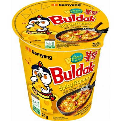 Samyang Buldak ramen Buldak Cheese cup 70 g – Zboží Dáma