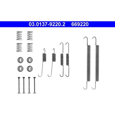 ATE Sada prislusenstvi, brzdove celisti 03.0137-9220.2 – Hledejceny.cz