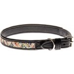 COBBYS PET Obojek z pravé kůže zdoben textílií – Hledejceny.cz