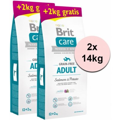 Brit Care Grain-free Adult Salmon & Potato 24 kg – Hledejceny.cz