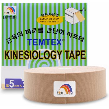 Towatek Temtex Classic Economy kinesiologický tejp béžová 5cm x 32m