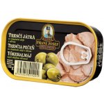 Kaiser Franz Josef Exclusive Tresčí játra ve vlastním oleji s olivou 115 g – Zboží Mobilmania