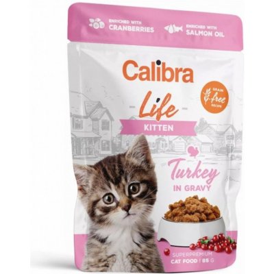 Calibra Life Kitten Turkey gravy 85 g – Sleviste.cz