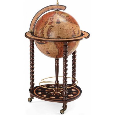 Zoffoli Barový glóbus Honey Brown 40 cm – Zboží Mobilmania