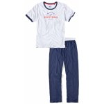 Mustang Mika pánské pyžamo krátké bílo modré – Hledejceny.cz