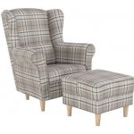 Kondela Astrid hnědé karo – Zboží Mobilmania